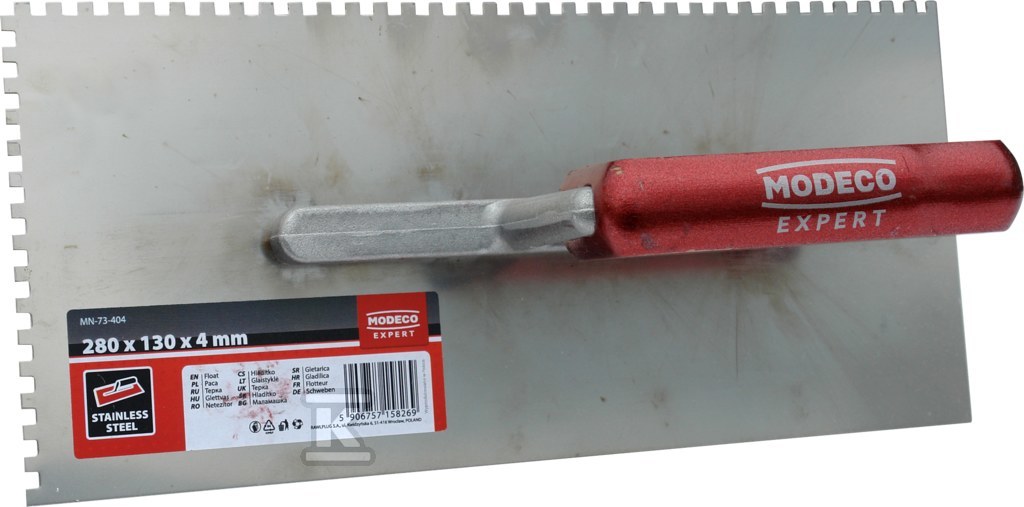 Taloche dentée en acier inoxydable - MN-73-406